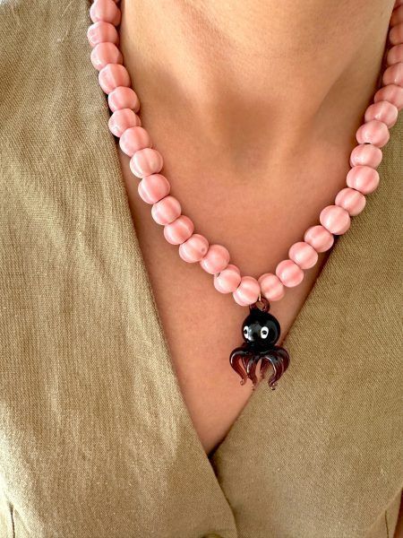 Collar Pulpo morado