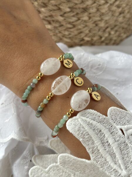 Pulseras cuarzo blanco