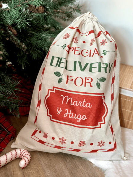 Saco Papá Noel personalizado