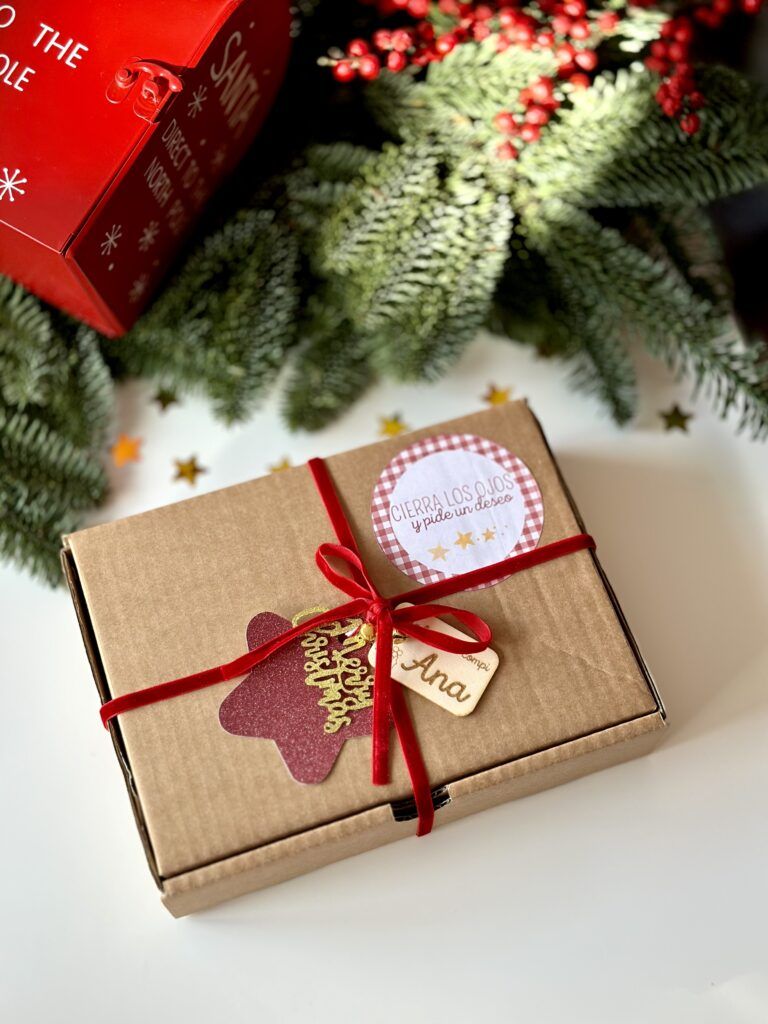caja decorativa para navidad