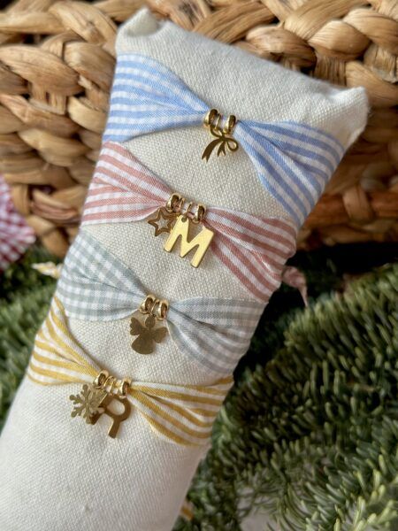 Pulsera vichy colores pastel