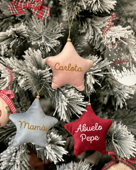 Estrellas para árbol de navidad