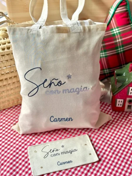 Pack tote bag + estuche personalizado